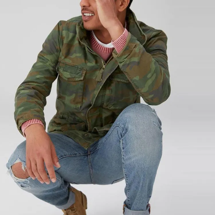 GAP Jackets Men Camouflage Print-3