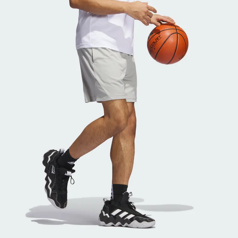 Adidas Casual Shorts Men Metallic Gray-1