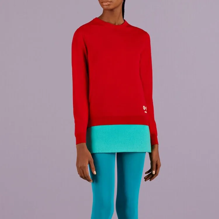 GUCCI Logo knit Crew neck Jumper-3