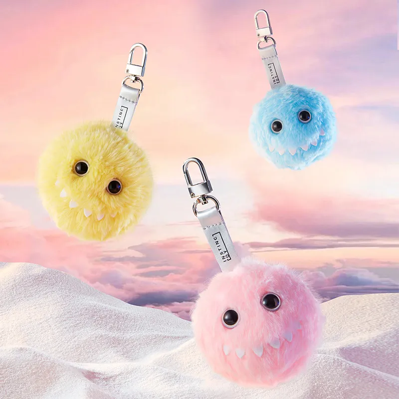 POP MART INSTINCTOY FLUFFY Plush Pendant Blind Box Products Single Blind Box/whole Box 9 Pcs-1