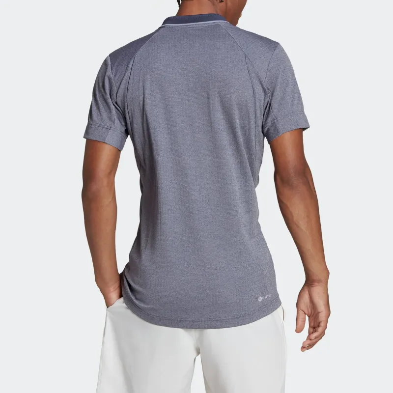 Adidas Polo Shirts Men Dark Navy Blue-2