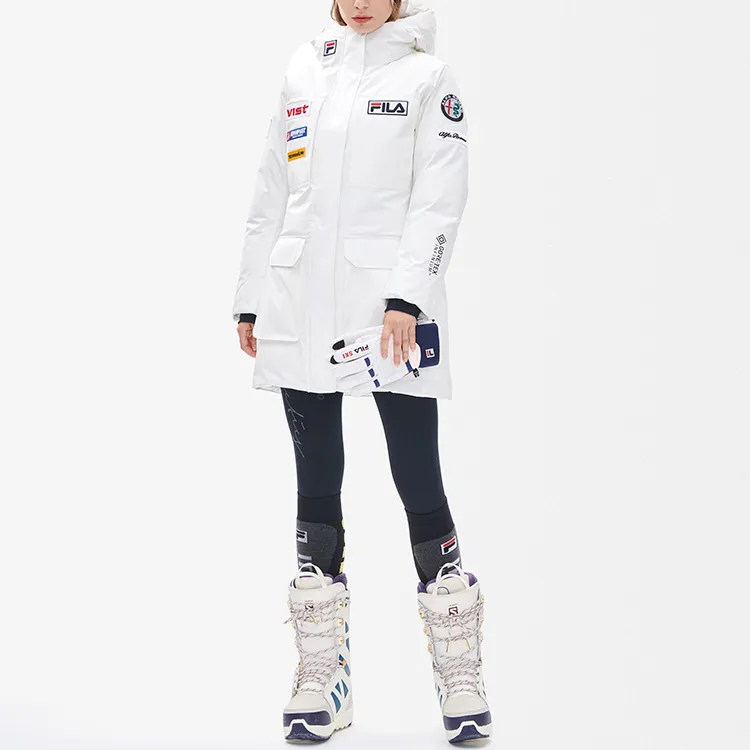 FILA Down Jackets Women's White Jade-2