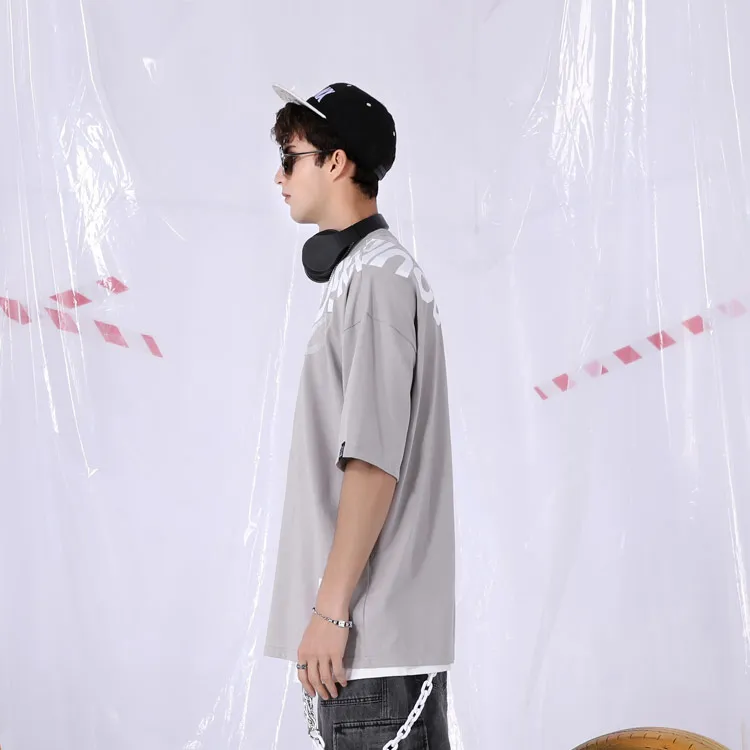 XXGOGO Straight Elbow-Length Sleeved T-Shirt Unisex-4
