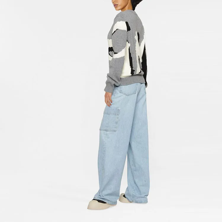 MSGM Cashmere Sweaters Women's Silver-3