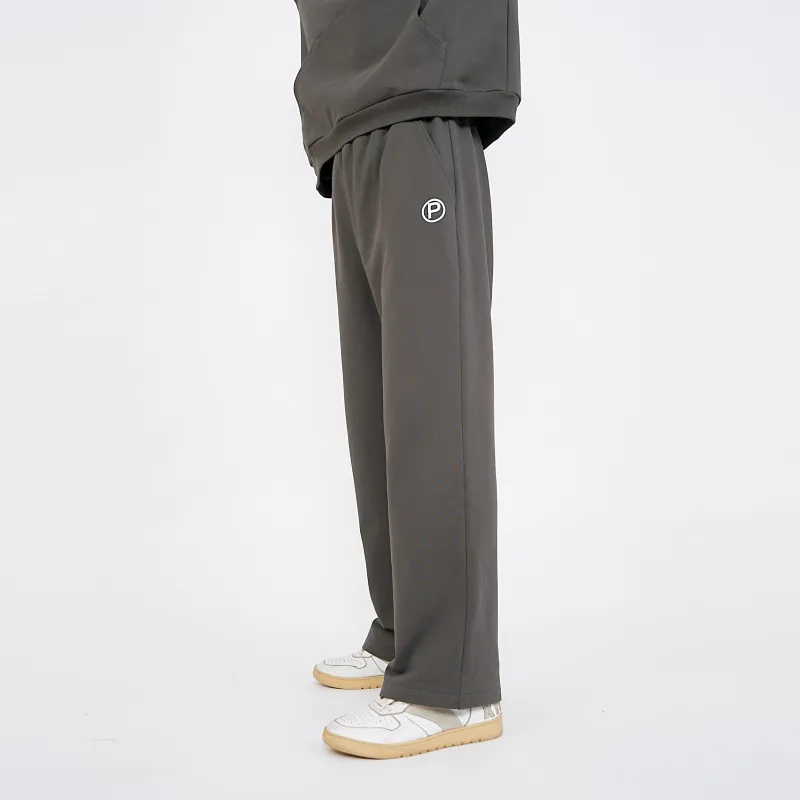 Phew Thickened Casual Pants Unisex Dark Gray-2