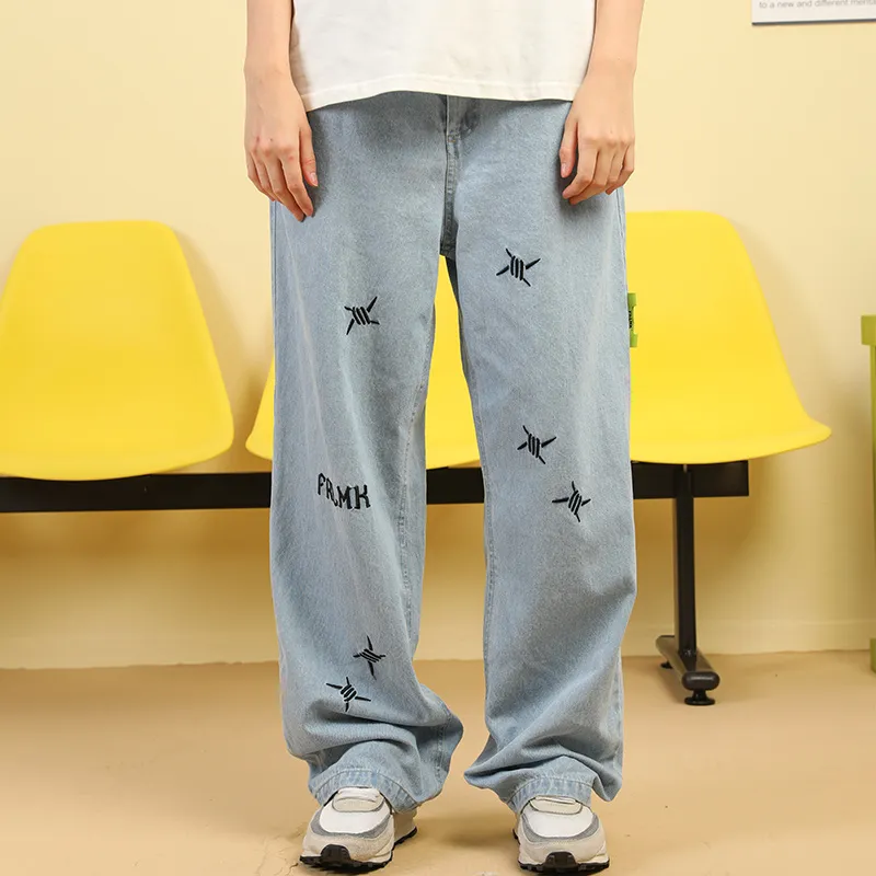 FRLMK Straight Jeans Unisex Blue-2