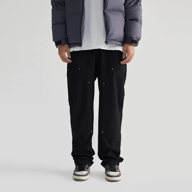 CONKLAB Straight Sports Pants Unisex Black-2