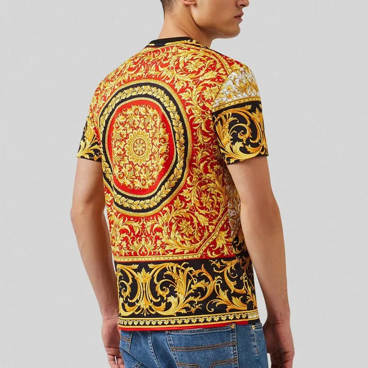 VERSACE T-Shirts Men Yellow-4