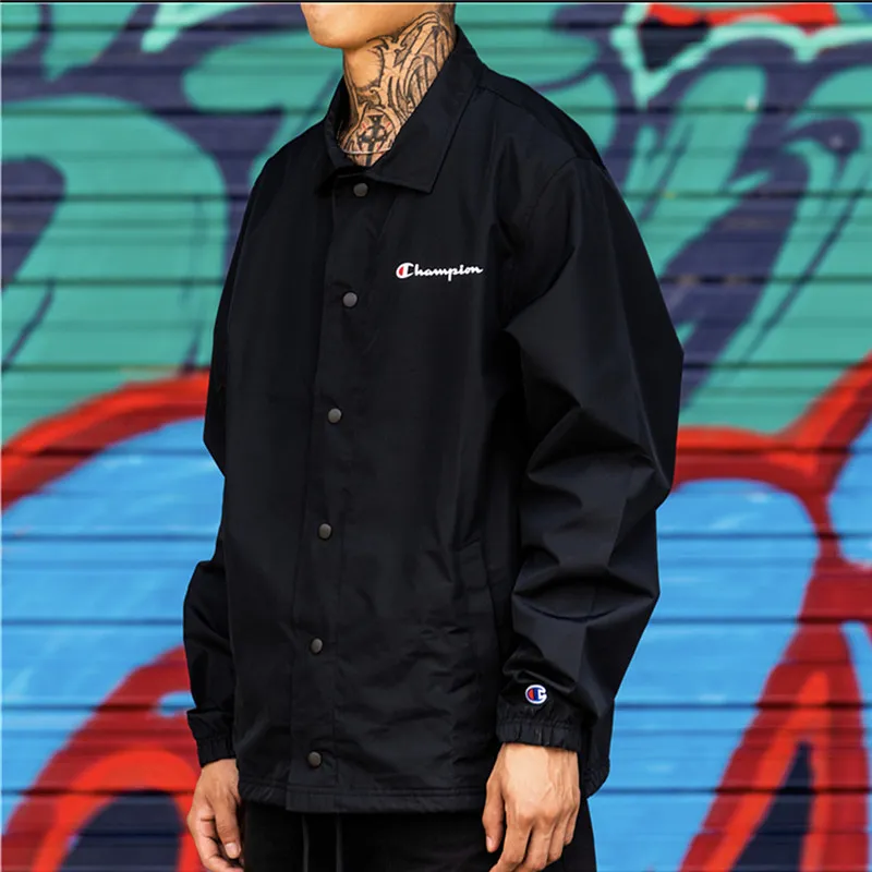 Champion Jackets Unisex Black-3