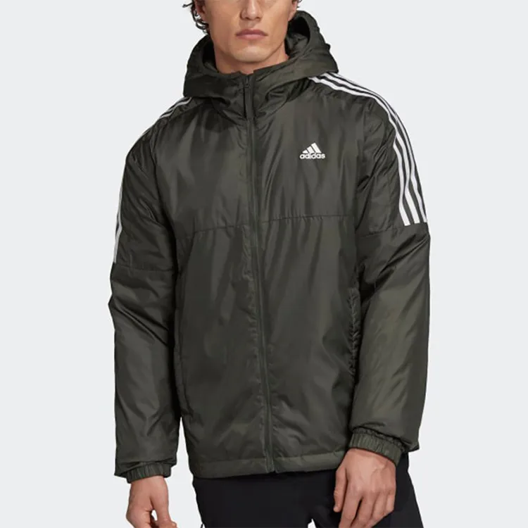 Adidas Puffer Jackets Men Olive Brown-2