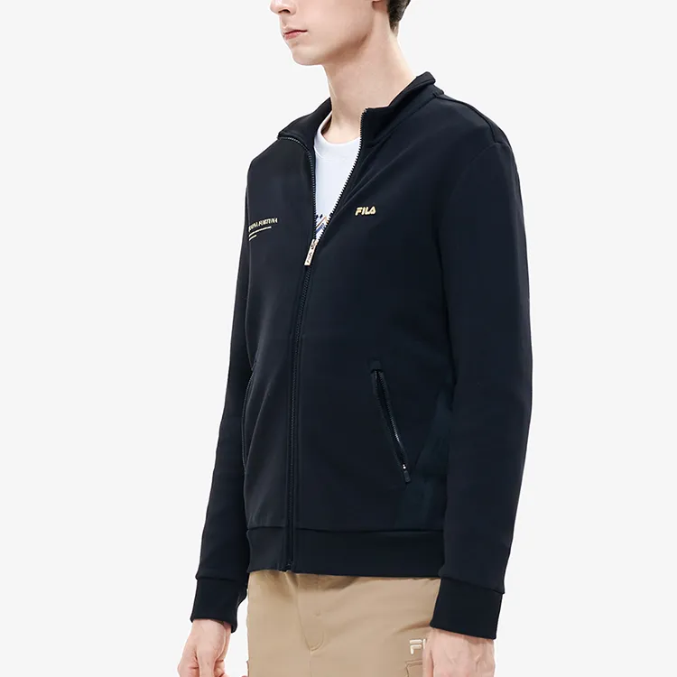 FILA Jackets Men Jet Black-5