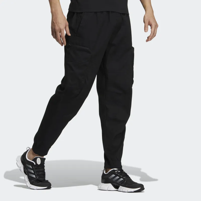 Adidas Knitted Sweatpants Men Black-3