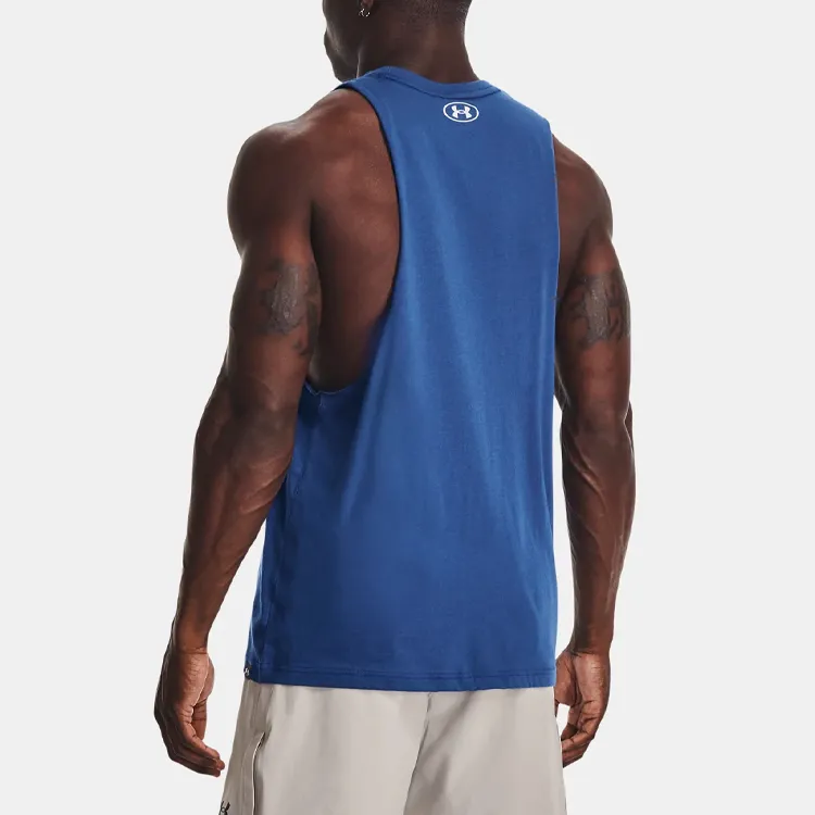Under Armour Tank Tops Men's Illusion Blue-4