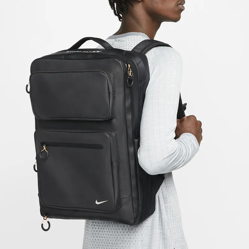 Nike Polyester Backpack Regular Unisex Black-5