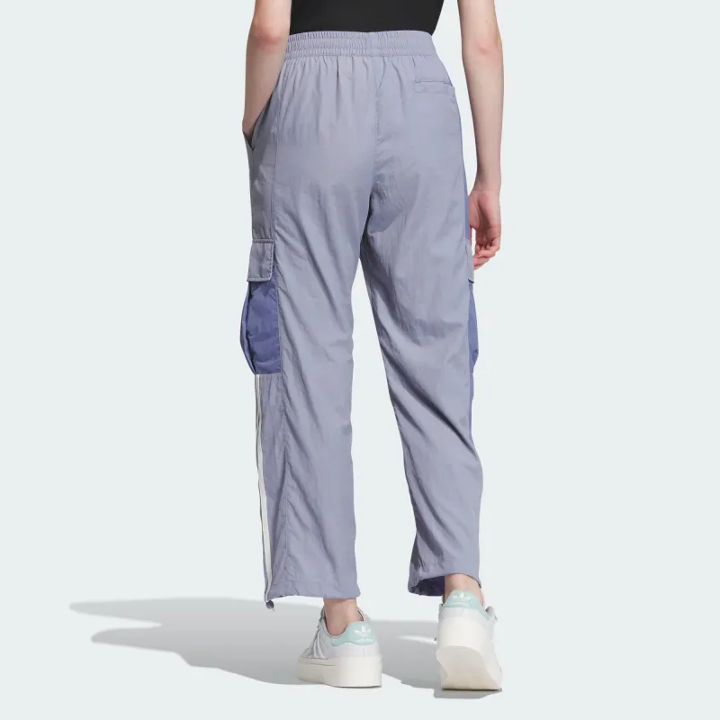Adidas Originals Trefoil Knitted Sweatpants Women's Gray Blue-2