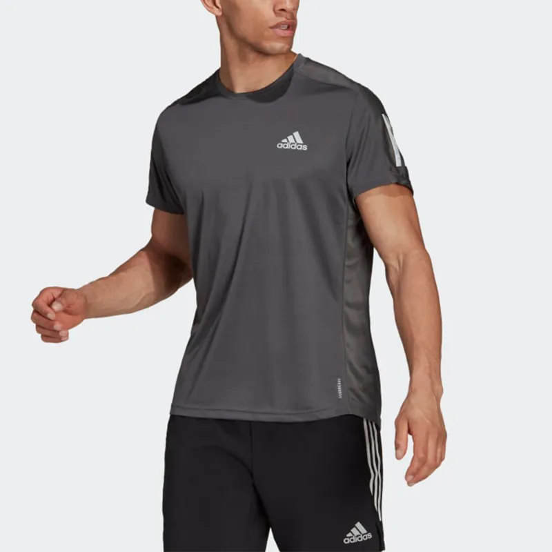 Adidas T Shirts Men Dark Gray-1