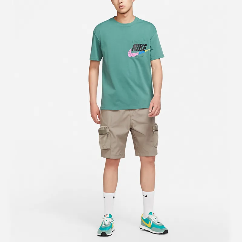 Nike Set-in Sleeve T-Shirt Men's Green-2