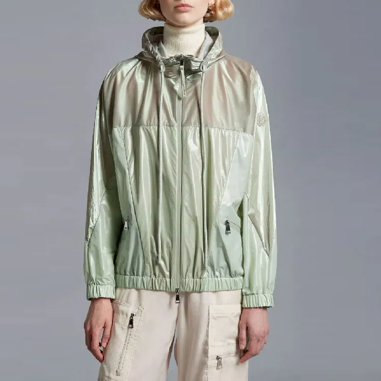 Moncler Jackets Women's Light Green-3