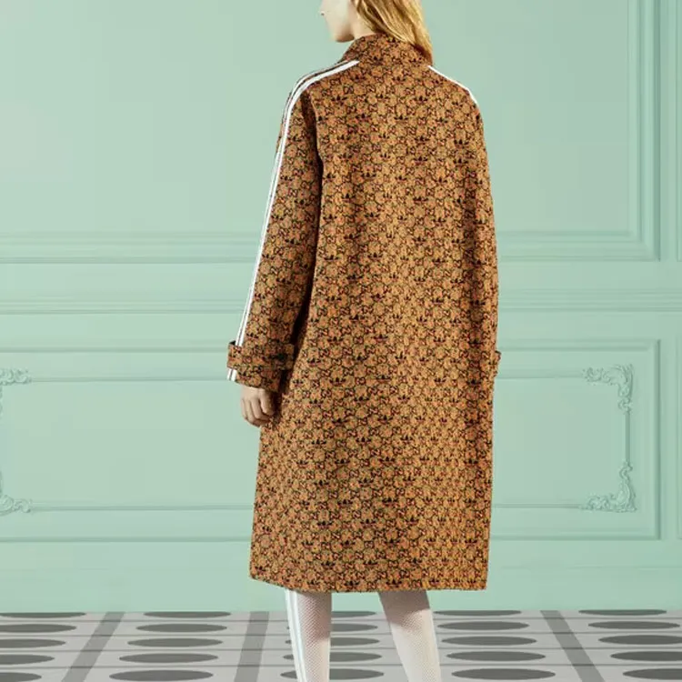 GUCCI X Adidas Gg Trefoil Coat Black/Orange-2