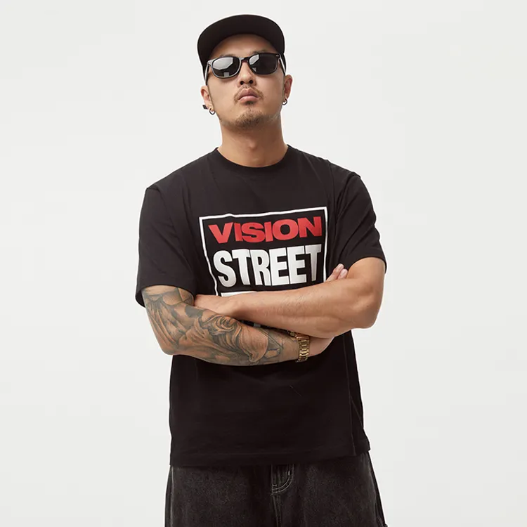 Vision Street Wear T Shirt Unisex Black-2
