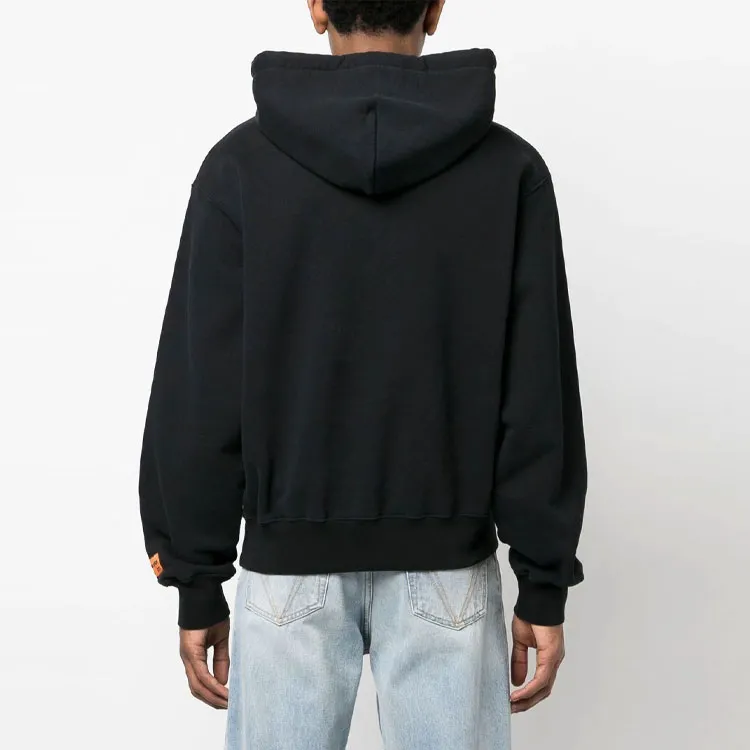 HERON PRESTON Graphic Printed Drawstring Hoodie-2