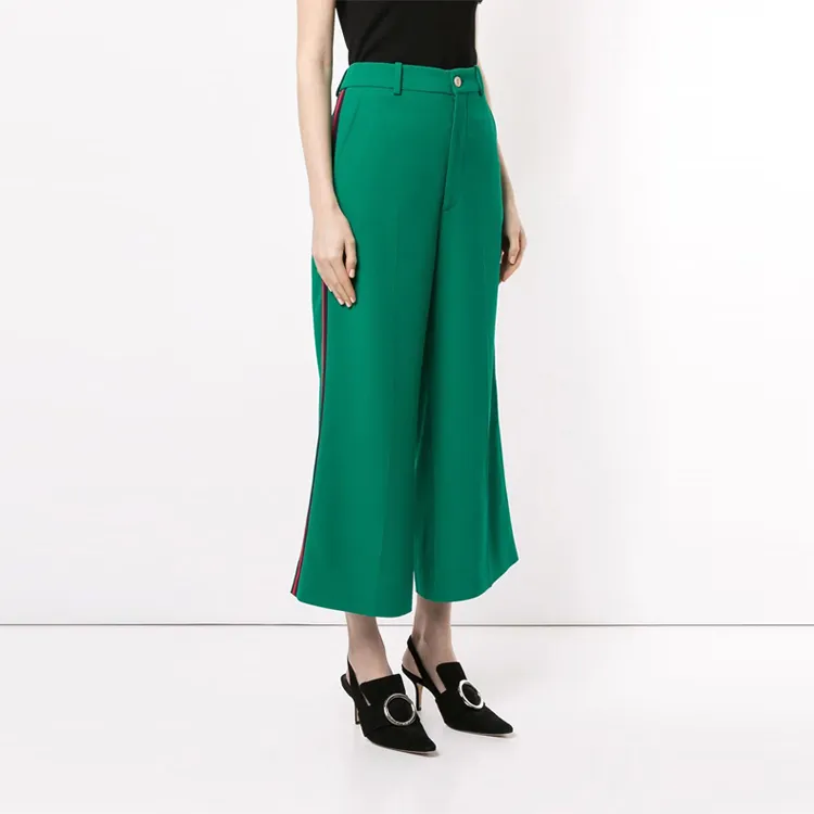 GUCCI Casual Pants Women's Peacock Green-3