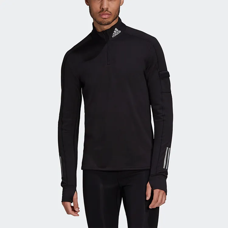 Adidas Free Shipping With AdiClub Own The Run 1/2 Zip Warm Sweatshirt-3