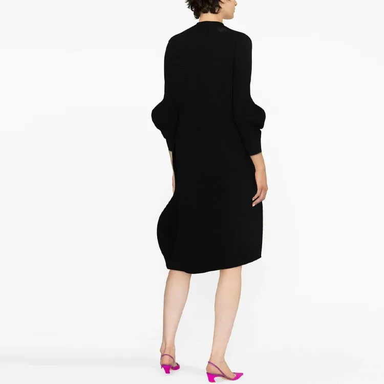 ISSEY MIYAKE Long-Sleeved Dresses Women's Black-2
