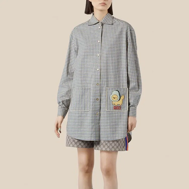 GUCCI Shirts Women's Gray-1
