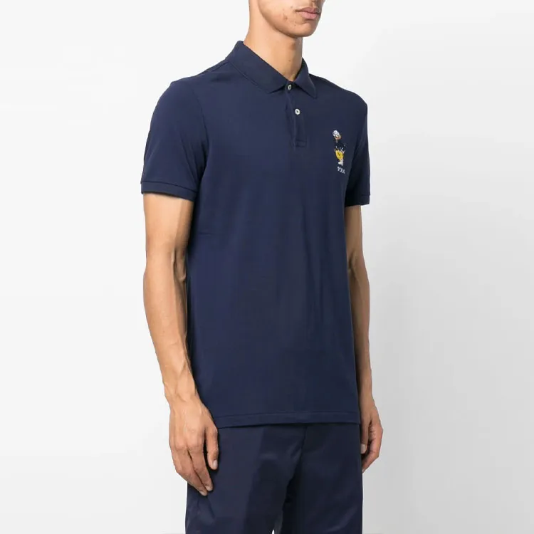 Polo Ralph Lauren SS23 Polo Shirt Men's Navy Blue-3