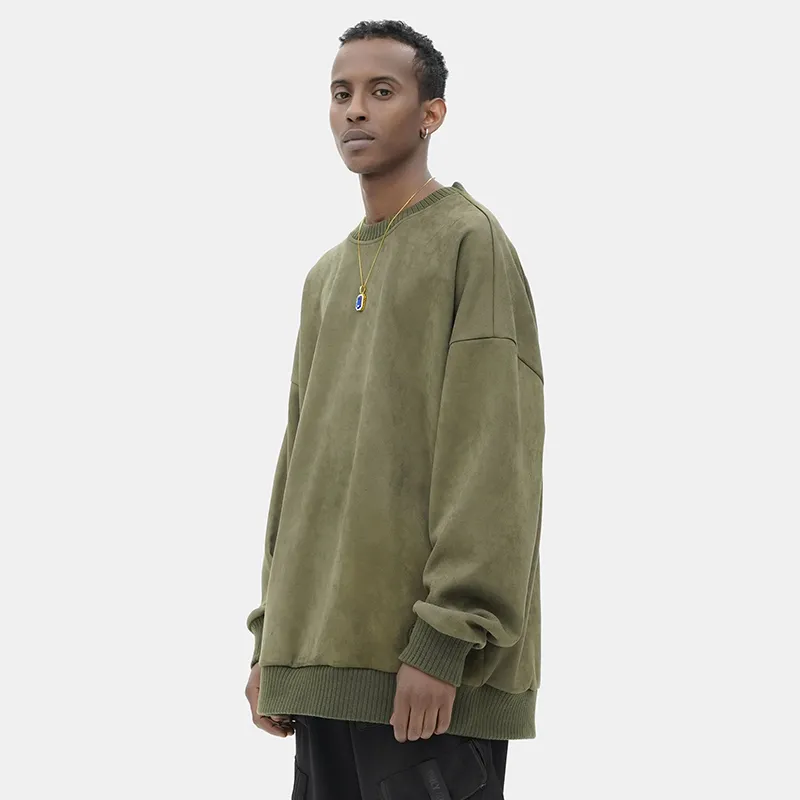 BTW Crew Neck Loose Fit Sweatshirt Unisex-5