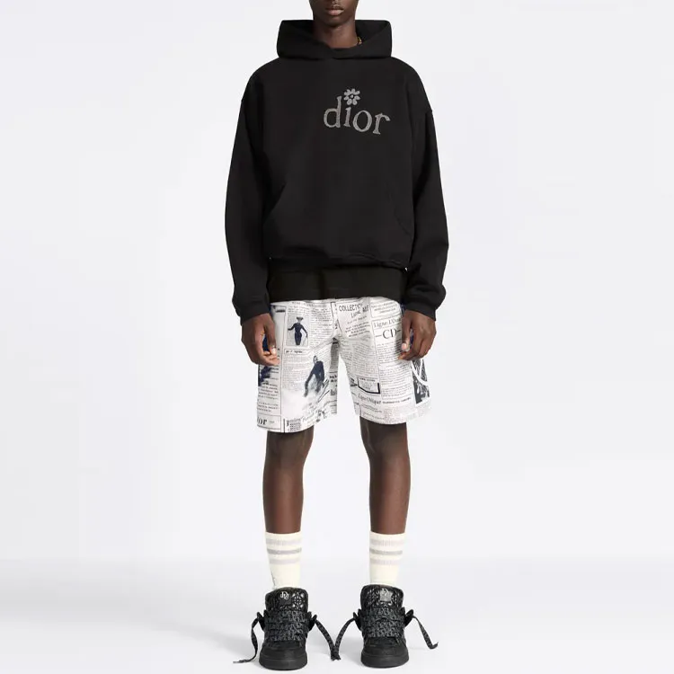 DIOR X Erl Relaxed Fit Hooded Sweatshirt-3