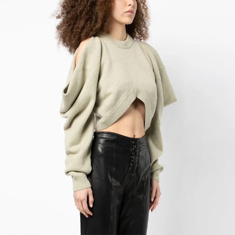Alexander Wang Draped sleeve Knit Jumper-3