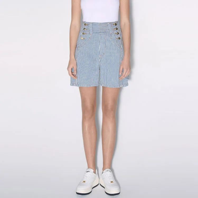 IMMI Denim Shorts Women's Sky Blue-2