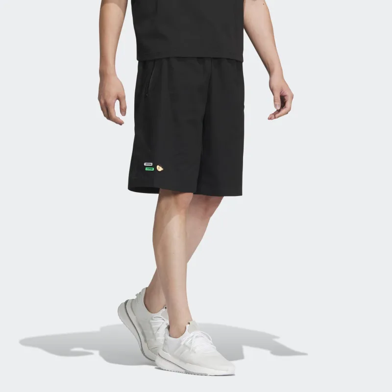 Adidas X SEEBIN Co branded SS23 Casual Shorts Men Black-3