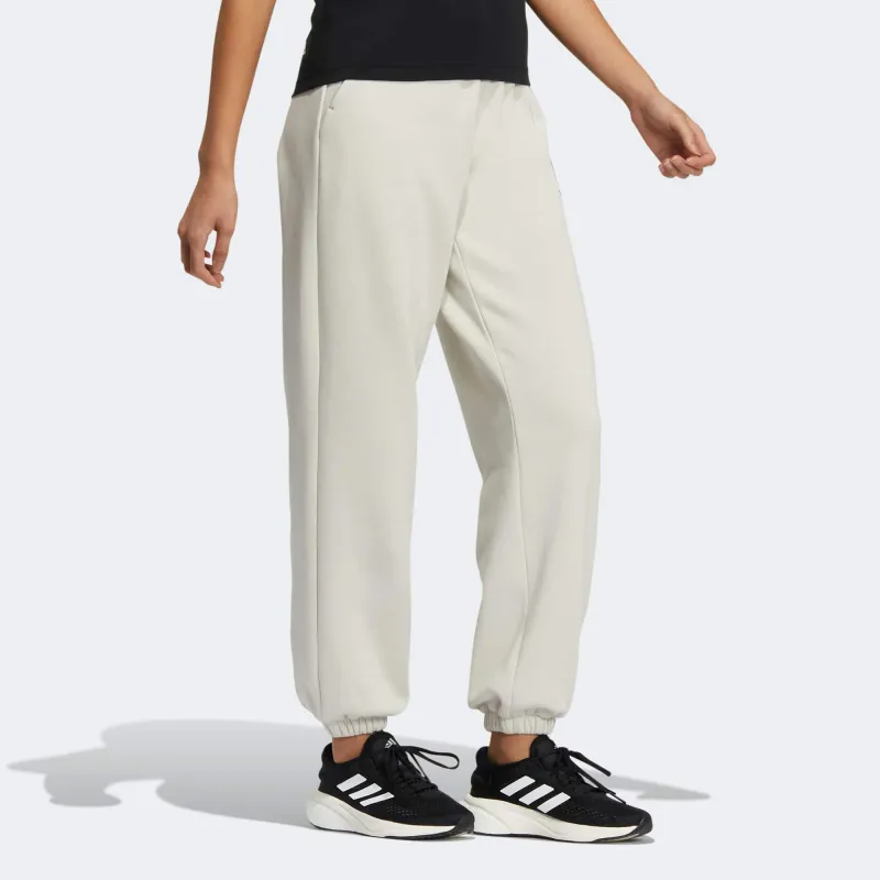Adidas Knitted Sweatpants Women's Beige-3