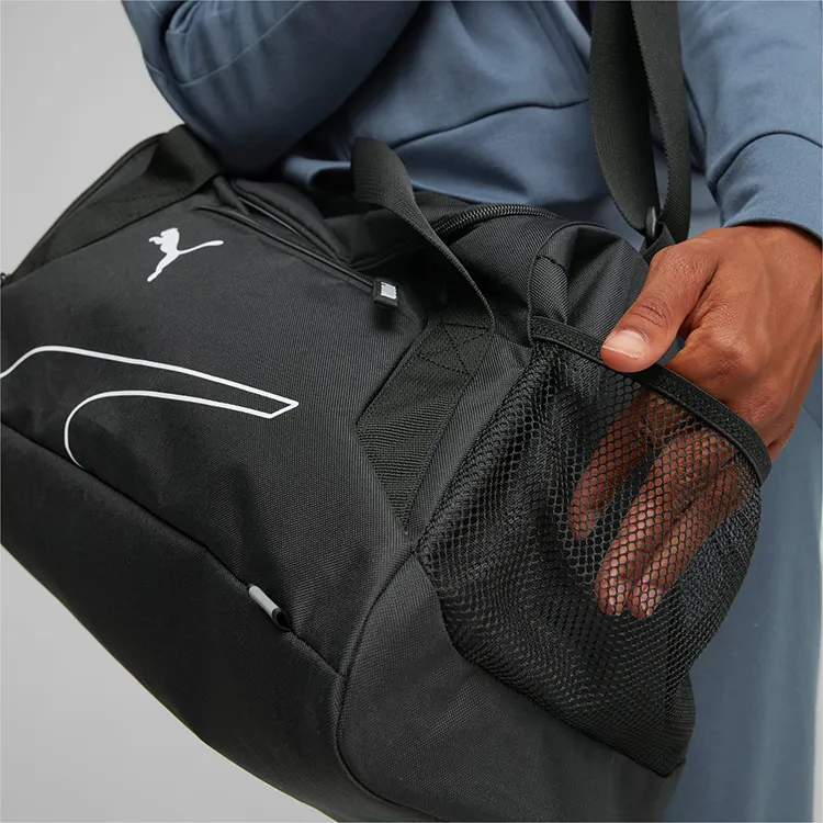 PUMA Polyester Handbag Gym Bag Small Size Women's Black-2