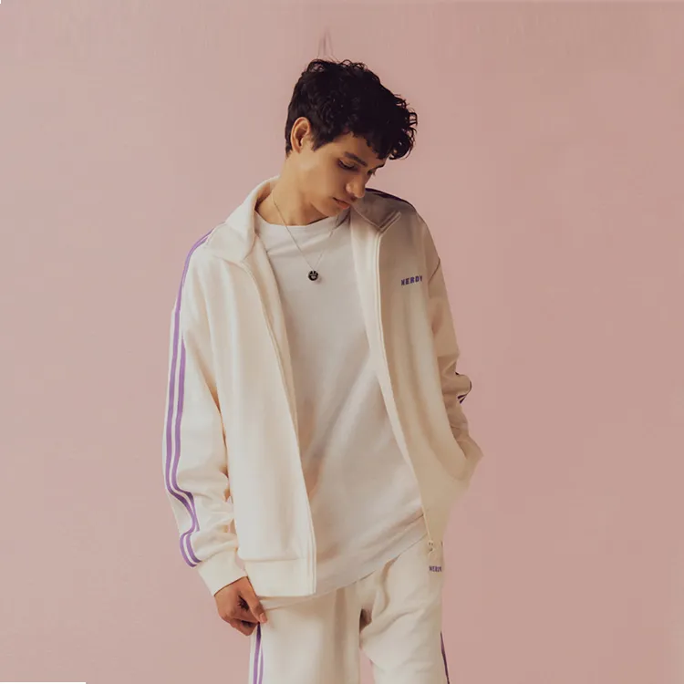 NERDY SS21 Loose Fit Jacket Unisex Ecru-2