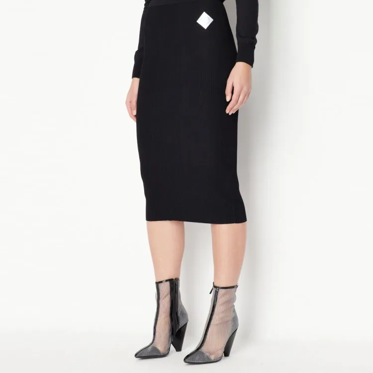 ARMANI EXCHANGE Casual Long Skirts Women's Black-5
