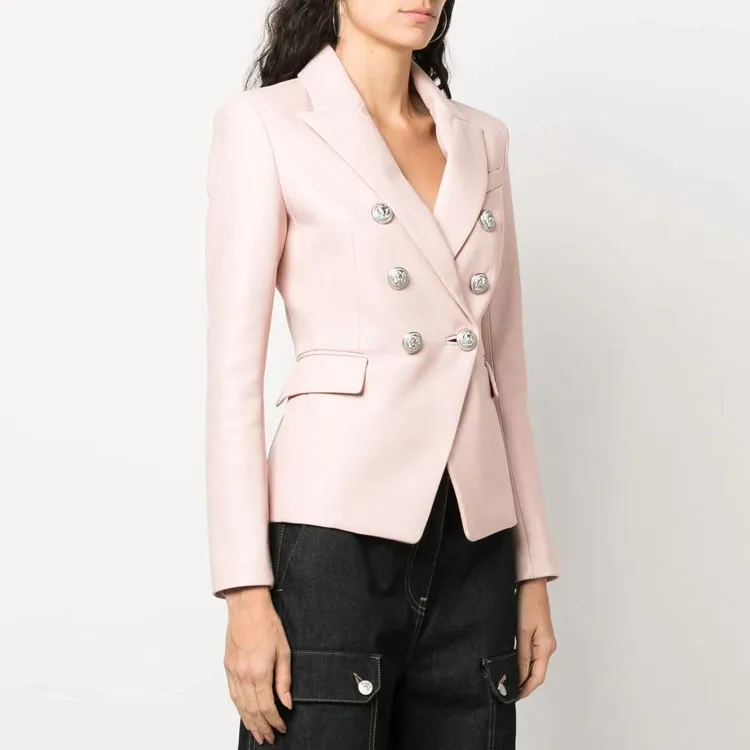 BALMAIN Business Suits Women's Pink-3