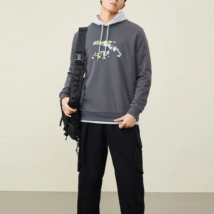 ANTA Sports Life Collection Sweatshirts Unisex Castle Gray-5
