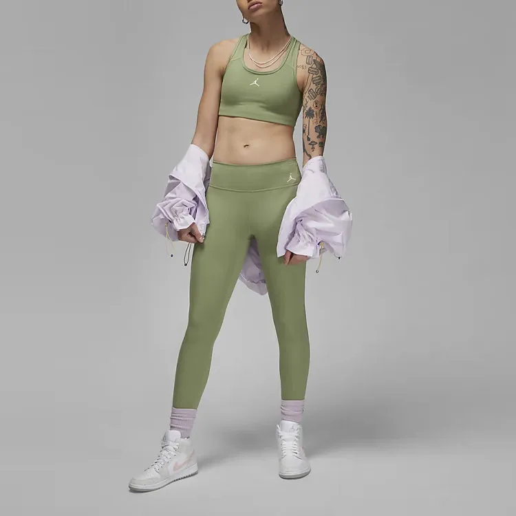 Jordan Knitted Sweatpants Women's Oil Green-2