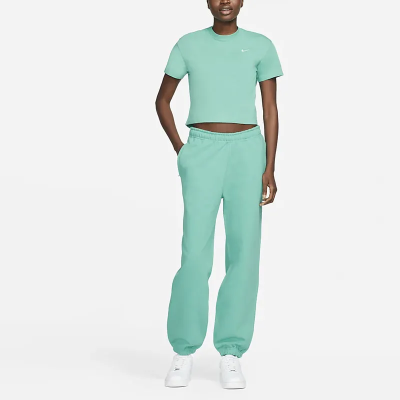 Nike T Shirts Women's Washed Cyan-2
