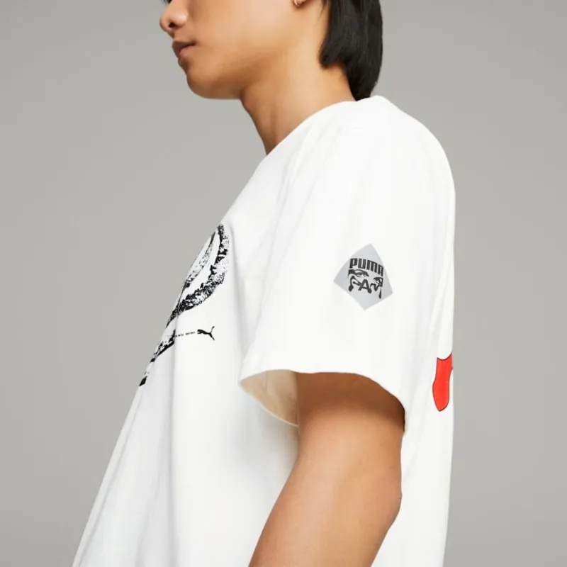 PUMA X P.A.M. Co branded Version T Shirts Unisex White-4