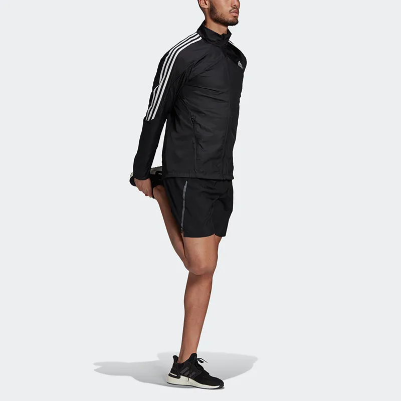 Adidas 3 Stripes Jacket Men's Black-2