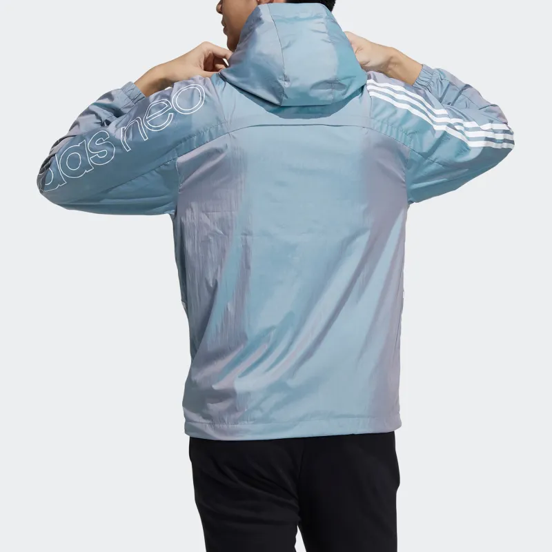 Adidas Neo Jackets Men Dark Sky Blue-2