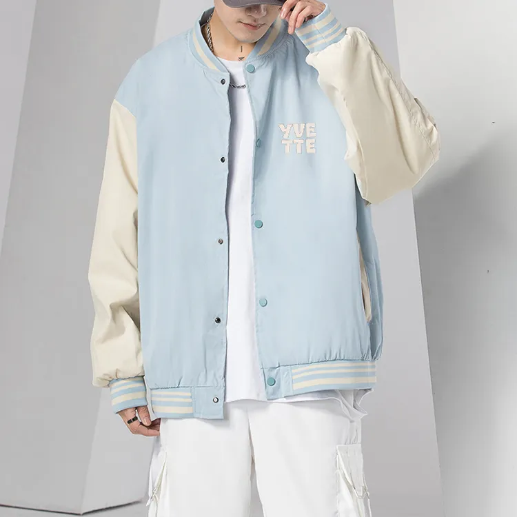 Yvette Thin Baseball Jacket Fall Unisex-18