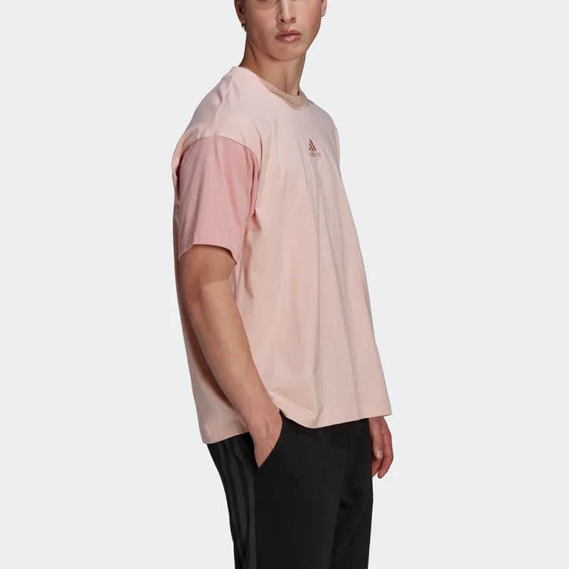 Adidas T Shirts Unisex Pink-3