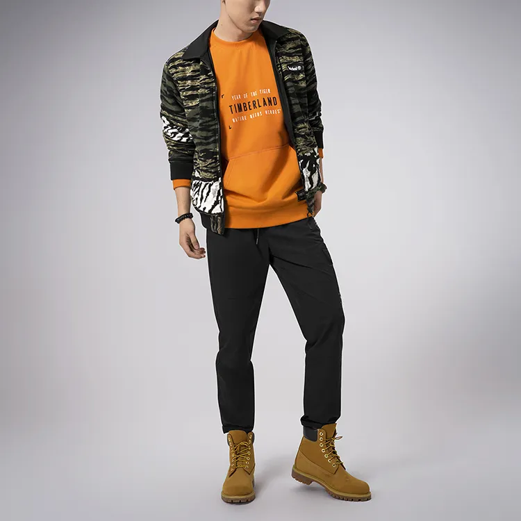 Timberland Year Of The Tiger Collection Velvet Jackets Unisex Black-5