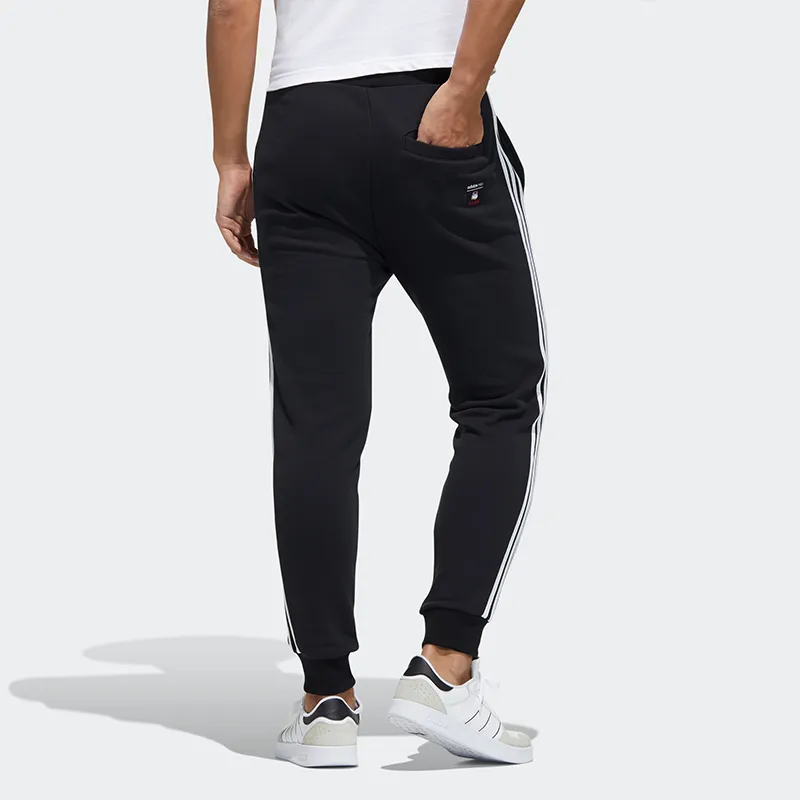 Adidas Neo x WUHUANGWANSUI LIANMINGKUAN Knitted Sports Pants Men's Black-1